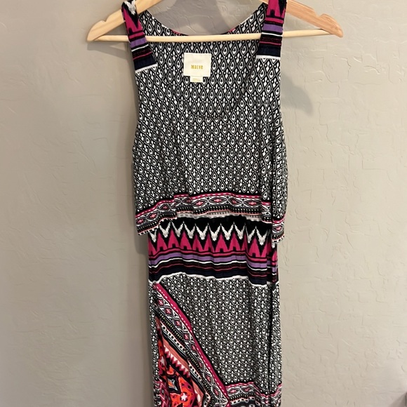 Anthropologie Maeve long dress so cute! Size small - Picture 3 of 3